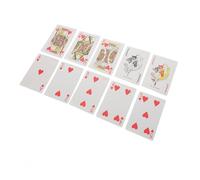 ERINGOGO Carte Da Gioco in Braille Per Non Vedenti, Mazzo Poker Caratteri Grandi, Dimensioni Comode Per Adulti e Ragazzo Ragazza, Strumenti Tattili Di Apprendimento e Intrattenimento Inclusivo