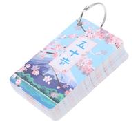 ERINGOGO Carte Didattiche Giapponesi per Principianti Completo Hiragana e Katakana Sillabario Base su Anello Portatile Facilita Apprendimento Rapido e Pratico