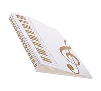 ERINGOGO Cartella Musicale A4 Porta Spartiti Raccoglitore Per Documenti 40 Pagine in Pp Resistente Protezione Per Spartiti Per Uso Scolastico e Domestico
