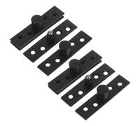 ERINGOGO Cerniere Nascoste in Acciaio Inox 360° per Porte Pivotanti Set da 4 Pezzi con Perno Centrale Invisibile Rotazione Silenziosa e Resistenza alla Corrosione Ferramenta per Mobili