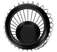 ERINGOGO Cestino Porta Frutta in Ferro Battuto Nero Organizer da Scrivania in Stile Europeo Contenitore Multiuso per Frutta e Snack Base Piatta Protettiva per Bancone e Ufficio