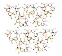 ERINGOGO Ciondoli per Unghie a in Metallo 10 Pezzi Borchie per Nail Art Decorazioni Eleganti per e Ragazze Accessori per Manicure e Decorazioni Te