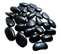 ERINGOGO Ciottoli Neri Decorativi per Acquario e Giardino, Sassi Arrotondati Naturali in Pietra per Drenaggio Ottimale e Decorazione Paesaggistica Vaso e Piante