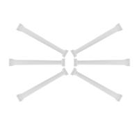 ERINGOGO Colonna Romana Bianca in Plastico 6 Pezzi, Decorazione per Casa e Prop per Fotografia, Mini Colonna Romana per Tavolo di Sabbia Design Unico ed Elegante