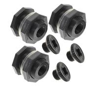 ERINGOGO Connettore per Serbatoi Acqua in PVC con Guarnizione in Silicone Raccordo Tenuta Stagna per Piscine e Acquari Resistente alla Corrosione
