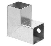 ERINGOGO Connettore per Tubi Quadrati in Lega di Zinco Supporto Angolare a Due Vie senza Saldatura Fissaggio Pratico per Mensole e Raccordi Tubi ad Angolo Retto Uso Versatile per