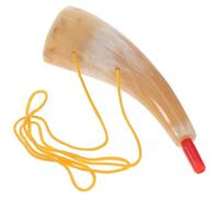 ERINGOGO Corno Giocattolo a Forma di Corno di Bue 17-20 CM Tromba Portatile da Esterno per Strumento Musicale per Feste e Tifo Suono Uniforme e Design Creativo Colore Colore Casuale