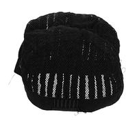 ERINGOGO Cuffia Per Parrucca Intrecciata Rete Nera Antiscivolo, Protezione Chioma Unisex, Confortevole e Stabile Per Uso Quotidiano e Acconciature Protettive