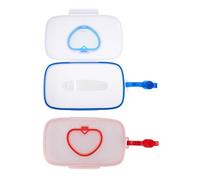 ERINGOGO Custodia da viaggio per 2 salviette per neonati - Porta salviette decorativo portatile per uso esterno e nella borsa per pannolini - Contenitore per tovaglioli umidi ricaricabile per neonati