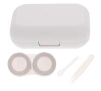 ERINGOGO Custodia per Lenti Contatto Portatile Specchio Organizer Compatto e Resistente per Viaggio e Uso Esterno Scatola Salva Lenti Leggera e Durevole