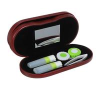 ERINGOGO Custodia Per Occhiali Rigida in Pu e Portatile Scatola Doppia Per Occhiali e Adatta Per Uso Domestico e Trasporto