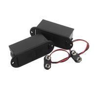 ERINGOGO Custodia Porta Batteria 9v per Pickup Attivi Chitarra e Basso, Vano Batteria con Supporto Stabile e Installazione Rapida, Accessorio Leggero per Strumenti Musicali Elettrici