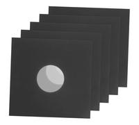 ERINGOGO Custodie per Dischi in Vinile 12 Pollici Kraft Nero Set da 6 Pezzi, Protezione Resistente Contro Graffi e Polvere, per Collezionisti e Appassionati di Musica Vinilica