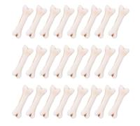 ERINGOGO Decorazioni Halloween Miniatura 30 Pezzi Ossa Finte Piccole per Casa delle Bambole, Accessori Artigianali Mini Ornamentali per Feste a Tema Horror, Materiali Resistenti e Facili