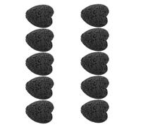 ERINGOGO Diffusore di Aromi in Pietra Vulcanica 10 Pezzi a Forma di Cuore, Piccolo Diffusore di Oli Essenziali Naturale e Riutilizzabile per Aromaterapia, Decorativo e Silenzioso