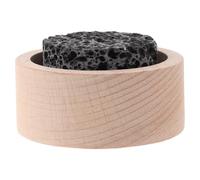 ERINGOGO Diffusore di Pietra Lavica Piccolo Passivo Base in Legno Naturale per Oli Essenziali, Diffusore Aromaterapia in Pietra Naturale per Casa, Ufficio e Yoga, Rilascio Continuo