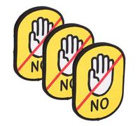 ERINGOGO Don't Touch Patch Adesivo per Pet 3 Tessuto Waterproof, Sociale per Guinzaglio e Collare Animali Domestici