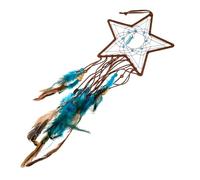 ERINGOGO Dream Catcher Decorazione da Parete Boho con Stelle e Pendente da Balcone in Stile Macramé Adorno Artistico per Camera e Hotel Regalo Originale per Nuova Casa