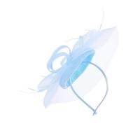 ERINGOGO Fascinator Donna per Tea Party Fascia Decorativa in Rete Accessorio per Chioma da Cerimonia Leggero e Semplice da Abbinare