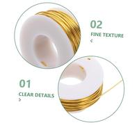 ERINGOGO Filo Alluminio Resistente alle Intemperie Flessibile e Modellabile per Gioielli Fiori e Giardinaggio Bobina Facile da Superficie Liscia Antitaglio