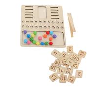 ERINGOGO Giocattoli Educativi in Legno per Apprendimento Numerico Sviluppo Coordinazione Occhio Mano e Abilità Manuali Regalo Compleanno Montessori per Attivi