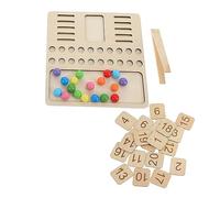 ERINGOGO Giocattoli in Legno Per Tavola Didattica Per Apprendimento Dei e Cognitivo Giocattoli Multifunzionali Educativi Per Compleanno e Sviluppo Delle Competenze Matematiche