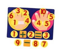 ERINGOGO Giocattolo Didattico Digitale in Non per Asilo Gioco Matematica Montessori con Dita Prop per Apprendimento Numerico Piccoli