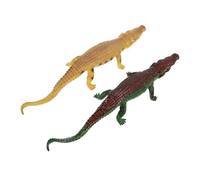 ERINGOGO Giocattolo D'imitazione Alligatore Realistico 40 Cm Per Ragazzo Ragazza, Set 2 Pezzi Suono, Gioco Educativo Di Simulazione Animale Per Apprendimento Cognitivo e Gioco Di Finzione