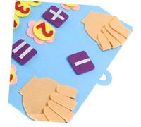 ERINGOGO Giocattolo Educativo in Feltro per Ragazzo Ragazza Apprendimento Matematica con Addizione e Sottrazione Puzzle Didattico per Ragazzo Ragazza Gioco Didattico Numeri e Dito in Tessut