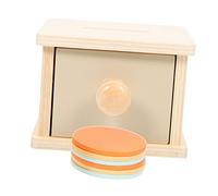 ERINGOGO Gioco Educativo Scatola in Legno Per Ragazzo Ragazza Ragazza Montessoriano Con Moneta Sviluppo Abilità Motorie e Cognizione Colore Per Apprendimento Prescolare e Coordinazione Mano