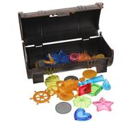 ERINGOGO Gioiello Pirata da Immersione per con Gemme in Plastica Sicura Decorazione Brillante per Piscina e Caccia al per Compleanni e Eventi