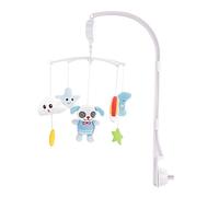 ERINGOGO Giostrina Per Lettino Colorata Con Musicale Mobile Per Culla Con Effetto Calmante e Sviluppo Visivo Per Giocattolo Educativo Per Batterie Cagnolino