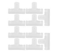 ERINGOGO Giunti a Tre Vie per Vasca da Bagno Pieghevole, Connettori in Plastica Pp Diametro 20mm, Set da 10 Pezzi per Riparazione e Montaggio Telaio Secchio Bagno