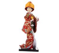 ERINGOGO Handmade Japanese Style Geisha Doll Kimono Elegant Desktop Ornament Folk Art Decoration For Living Room And Bedroom Traditional Craftsmanship