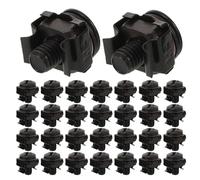 ERINGOGO Kit 40 Viti di Montaggio Rack M6 X 14 MM Dadi in Gabbia e Rondelle Accessori per Armadi Server e Rack di Rete Antivibrazione Compatibili per Attrezzature da Studio e Ambienti