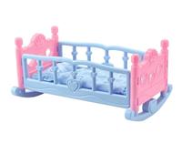 ERINGOGO Letto Per Bambole Stile Principessa Culla Giocattolo Per Ragazze Accessorio Per Casa Delle Bambole Gioco Creativo Per Immaginazione e La Dei Ragazzo Ragazza