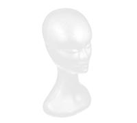 ERINGOGO Manichino Femminile Polistirolo per Esposizione Parrucche Cappelli Sciarpe per Visual Merchandising e Styling