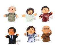 ERINGOGO Marionette da Dito Famiglia in Morbido Giocattolo Educativo per Marionette Mano Resistenti e Facili da Indossare Regalo Creativo per Storie Interattive e Sviluppo Manuale