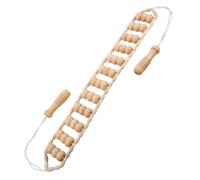 ERINGOGO Massaggiatore Schiena Manuale in Legno Rotella Impugnatura Comoda Strumento Terapeutico Per Piedi Collo Spalle Gambe Uso Domestico