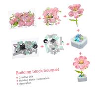 ERINGOGO Mattoncini da Costruzione Fiori per Bambine Blocchi Colorati per Creare Piante e Vasi Educativo per Sviluppo Manuale e Resistente e