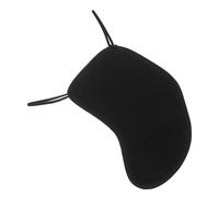 ERINGOGO Mentoniera per Violino 1/2 e 1/4 in Cotone Nero Assorbimento del Sudore e Riduzione della Tensione al Collo, per Lezioni di Musica e Pratiche