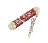 ERINGOGO Mezuzah in Metallo Dorato con Pergamena Sacra Decorazione Religiosa Ebraica per da Design e Ufficio