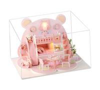 ERINGOGO Mini Villa da Assemblare Compleanno per Adulti senza Batteria Idea Decorativa per Speciali