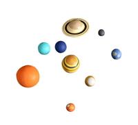 ERINGOGO Modelli Realistici Pianeti Solari Giocattoli Educativi Geografia Scienza per Scuola e Casa Miniature Didattiche in Durevole con Sole Giove Pianeta Blu e Altri Pianeti