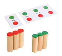 ERINGOGO Montessori Educativo in Legno per Tubo Sonoro Abbinamento Voci Allenamento e Regalo per Anni