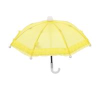 ERINGOGO Ombrello Miniatura per Americane da 18 Pollici Ombrello Trasparente a Accessorio da 43 Cm per Case delle per Piante e Giocattoli