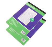 ERINGOGO Ordine ricevuta fattura, libro cassa, modulo per piccole imprese A5 2 pezzi, carta bianca, per tracciamento ordini e ufficio