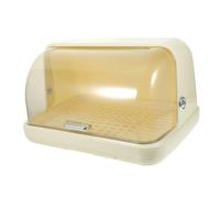 ERINGOGO Organizer per Bicchieri e Bottiglie PP Trasparente con Vassoio Scolapiatti Antipolvere Resistente e Facile Aprire Colore