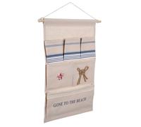 ERINGOGO Organizer Sospeso da Parete di Cotone Traspirante Tasche Multiple, Borsa Portaoggetti Dietro Porta per Camera da Letto, Bagno e Ufficio, Soluzione Salvaspazio per Organizzazione