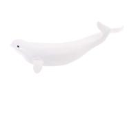 ERINGOGO Ornamenti di balene bianche figurine marine figure di animali oceanici animale dell'oceano figura di balena Figurina per animali oceanici balena giocattolo plastica bianca